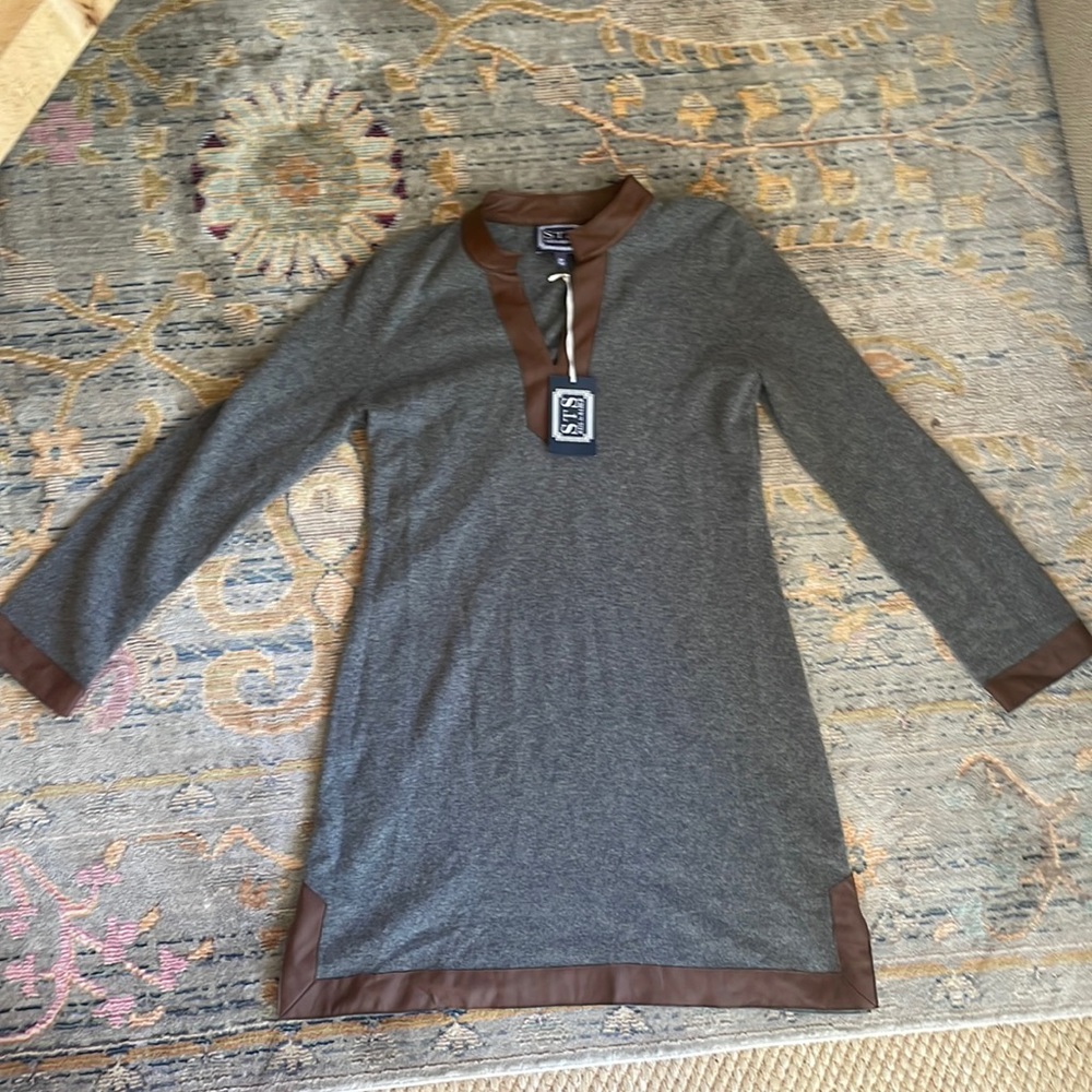 Sail to Sable Cashmere Tunic Dress